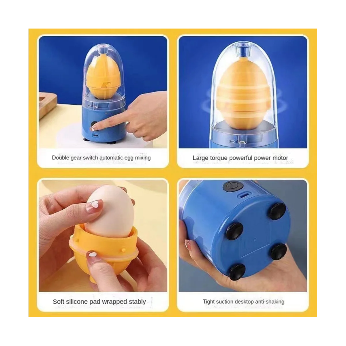 خافق البيض الكهربائية خافق البيض اثارة البيض الذهبي التلقائي اثارة خافق البيض الخالط أداة الطبخ الملحقات