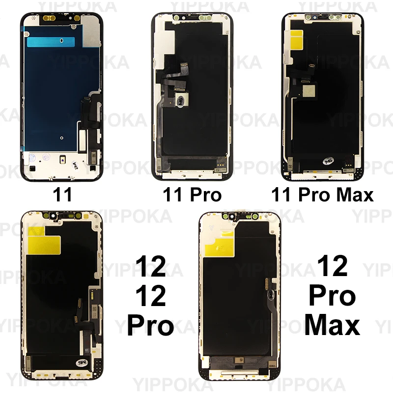 Pantalla OLED para iPhone X Display XR XS MAX LCD 3D Touch Screen Digitizer para iPhone 11 11Pro 12 Pro Max Screen 13 Mini 14 Pro LCD 5