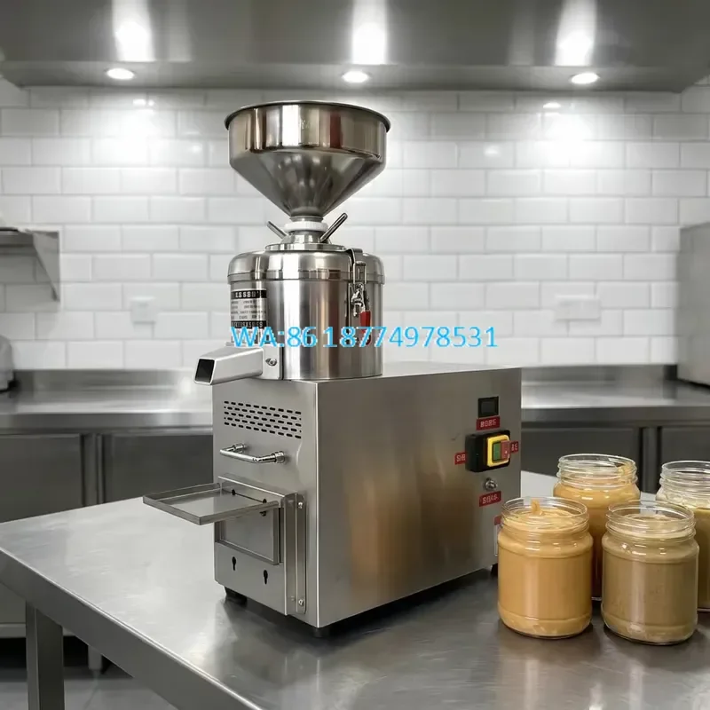 Wmwmnu Automatic Commercial Nut Butter Grinder for Peanut Almond Walnut