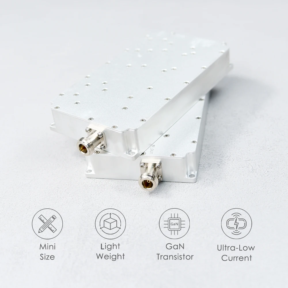 100W 400MHz-2.4G GaN GPS WIFI Signaalmodule Met Teller-interceptie RF Module Defense Systeem