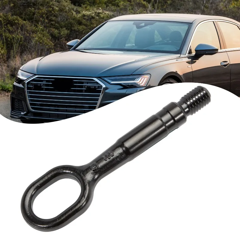 for Audi A1 A3 A4 A5 A6 A7 TT TTS Q5 RS4 RS5 RS6 8K0805615 Towing Eye Hook Hitch Car Trailer Forged Steel Towing Bars Tow Hook