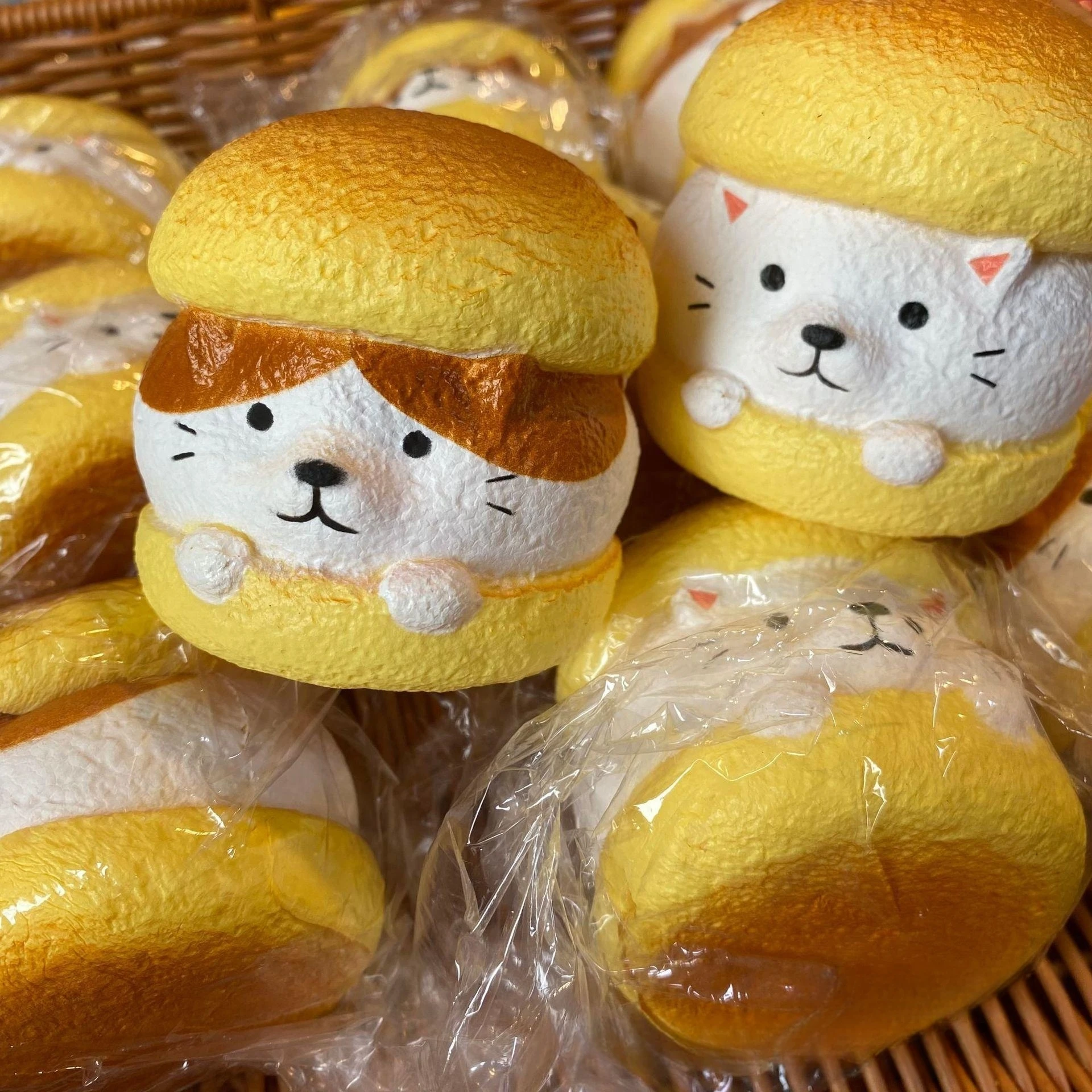 Puff-子犬のためのポケモンフィギュア,ハンバーガー,カワイイ,遅い動物の形をしたおもちゃ,柔らかく,リラックスした,シミュレーション,リラックス,ストレス解消