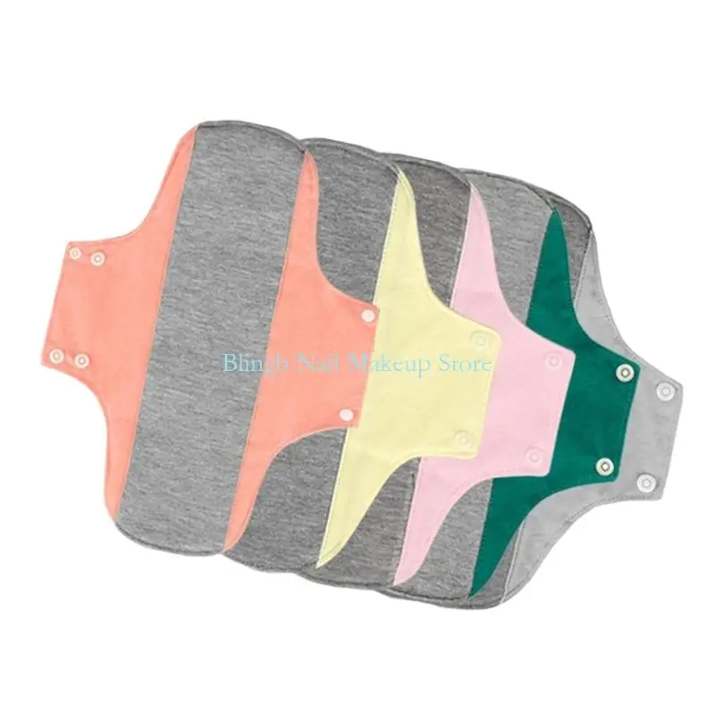 

28TA Washable Sanitary Pads Soft Cotton Feminine Pads Washable Cloth Pad for Womens