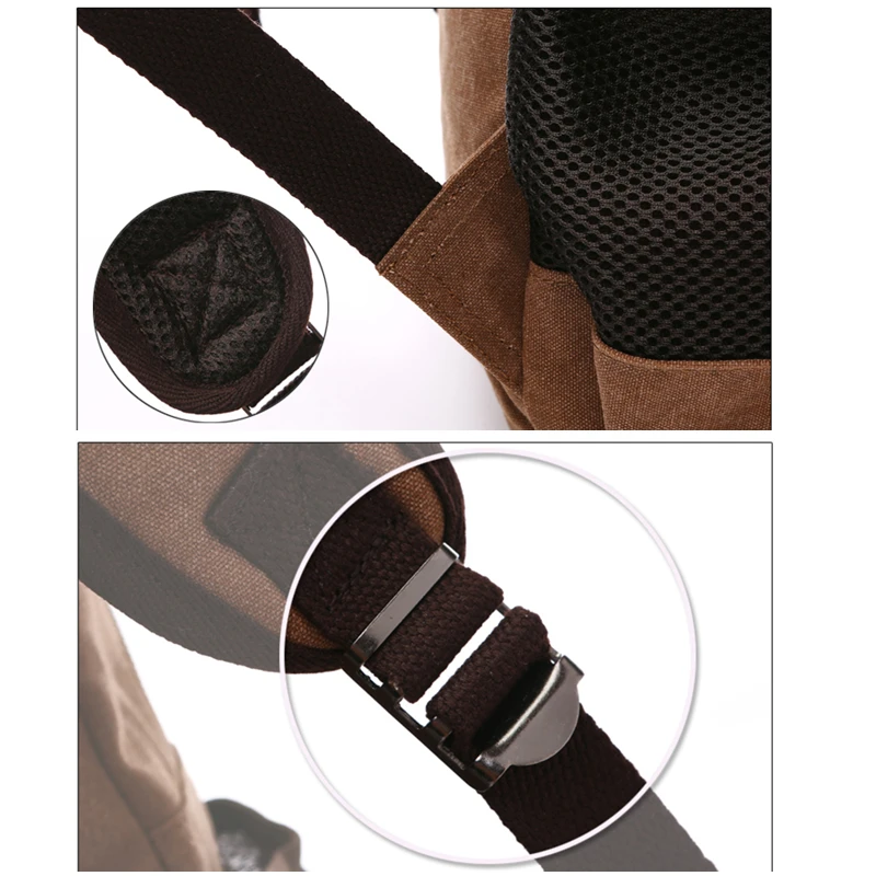 Men Laptop Backpack Rucksack Canvas School Bag Travel backpacks for Teenage Male Bagpack Computer Knapsack Bags Computer рюкзак