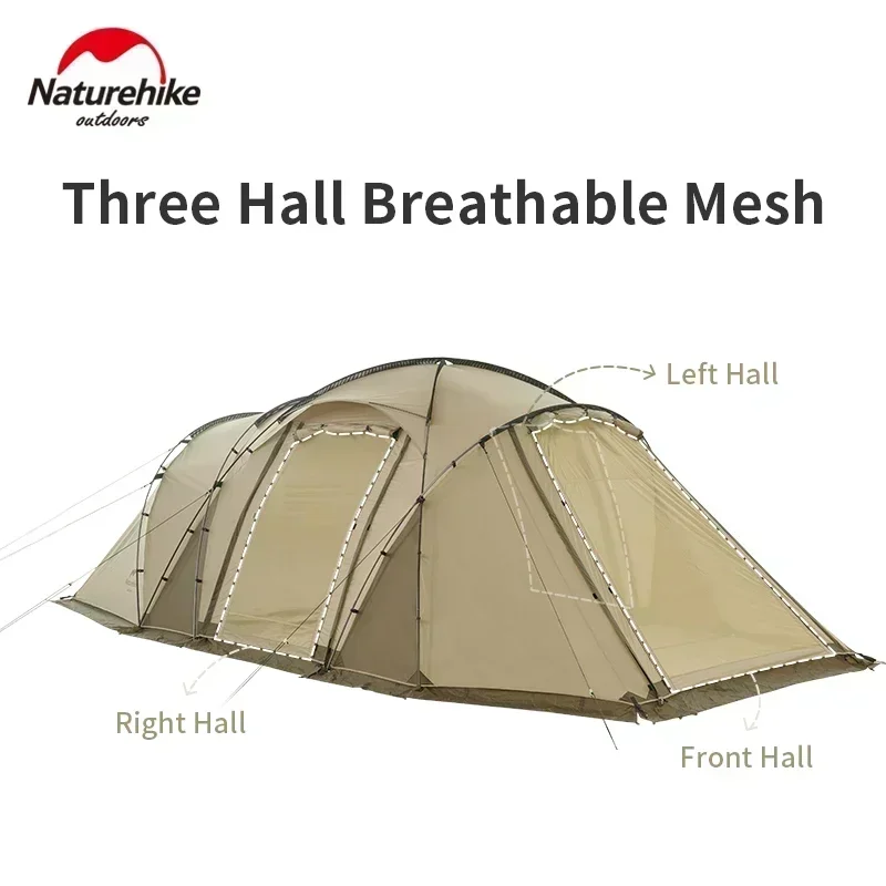 Naturehike Light Campaign Tent Hiking Tent Ultralight Tunnel Mobi Camping Shade Shelter Beach Trips Ultralight Hiking Campaign