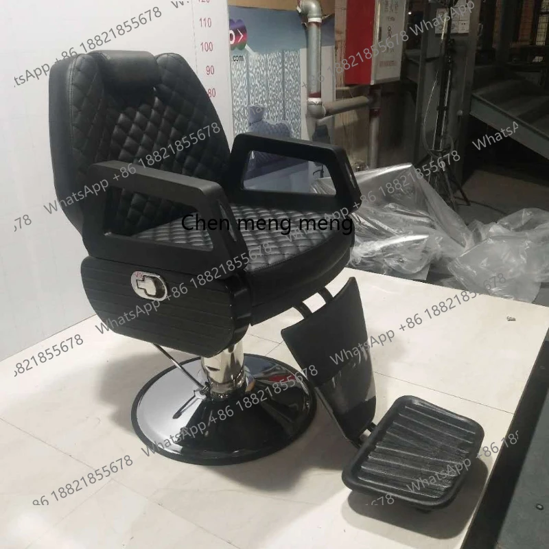 

Стул для парикмахерской, специальный подъемник из нержавеющей стали для парикмахерской, простое сиденье для стрижки, завивки и окрашивания волос.
