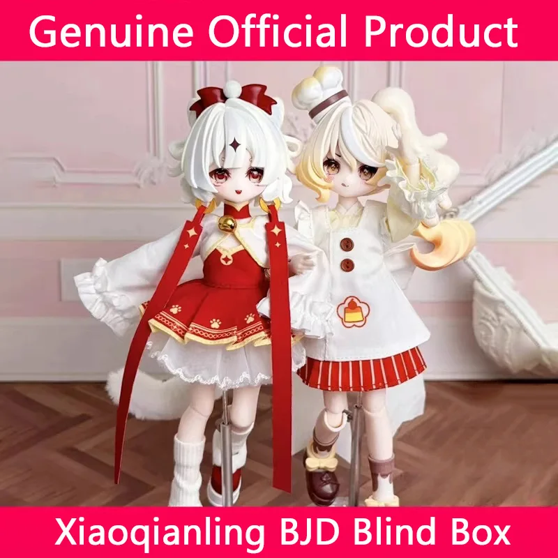 

Girls' Exclusive Lucky Little Sign Spirit Series Blind Box Cute Doll Movable 1/8 Bjd Action Figure Mystery Boxe Christmas Gift