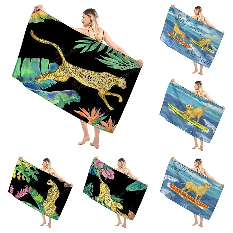 Hawaiian style bathroom adult soft bath towel sauna large beach towel modern fitness towel hotel women's shower quick drying