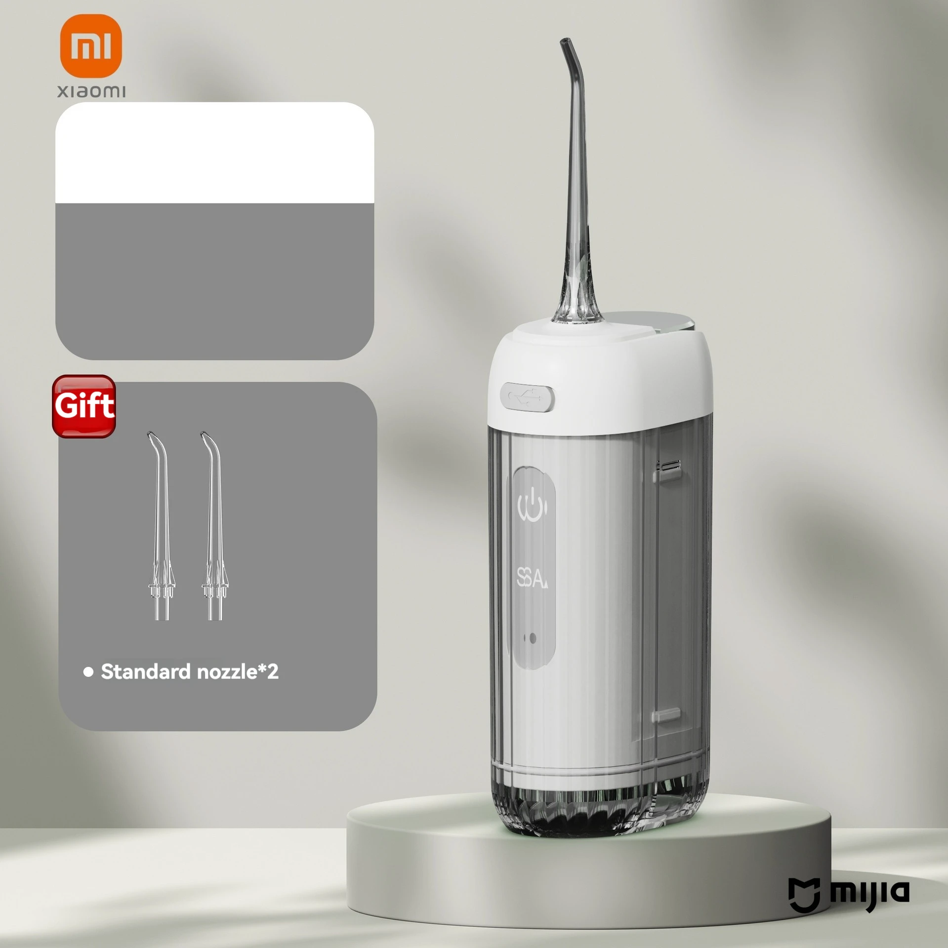 Irrigador Oral portátil xiaomi mijia 2024, dispositivo de limpieza dental eléctrico de 200ML, 3 modos, irrigador impermeable