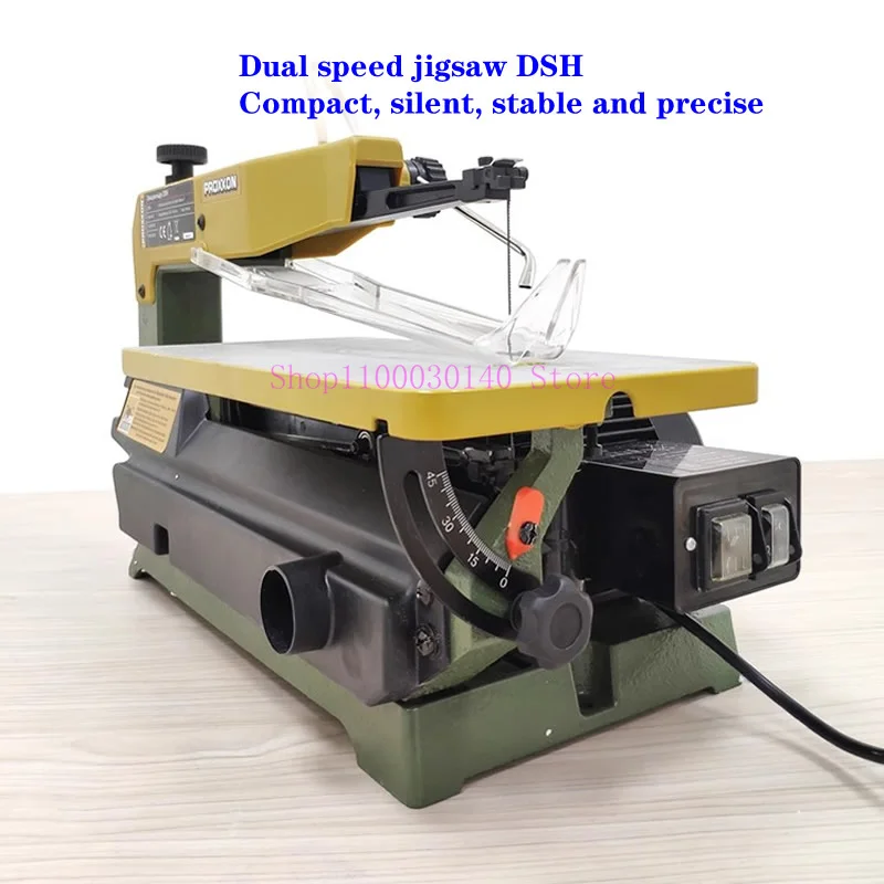 Proxxon desktop double-speed jigsaw DSH, 230V 205W woodworking electric rake saw, 0~50mm household wire saw  Voltage: 230V