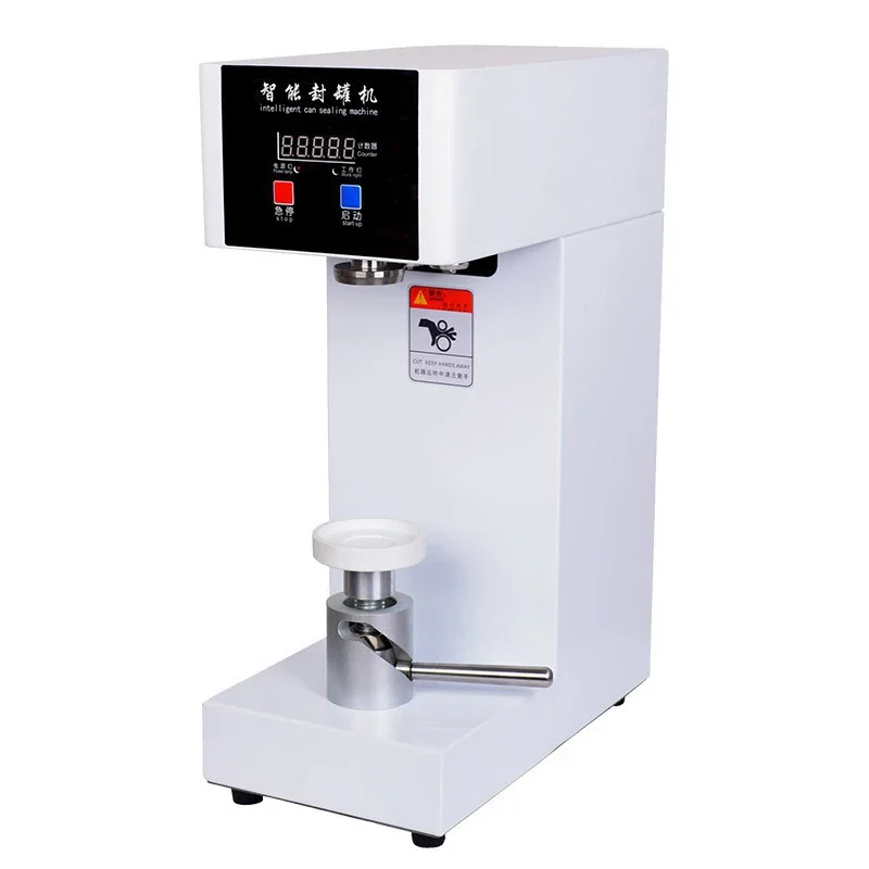 220V QLS-180 Can Sealing Machine Commercial 220v Semi-Automatic Sealing Machine Plastic Bottle Can Sealing Machine Beverage Cup
