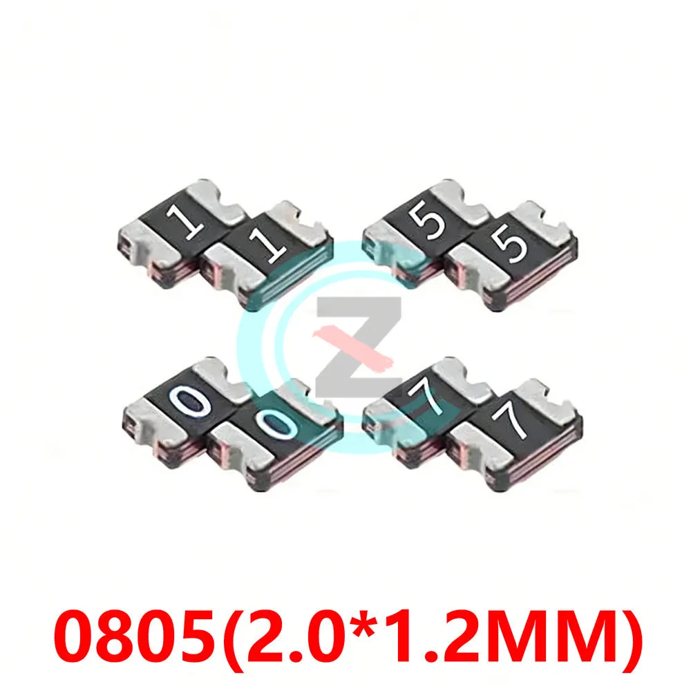 

20 шт. 0805 0.05A 0.1A 0.2A 0.25A 0.35A 0.5A 0.75A 1A 1.5A 2A 3A 6V 12V 24V 30V PPTC самовосстанавливающийся SMD-предохранитель, перезагружаемый SMD-фьюз
