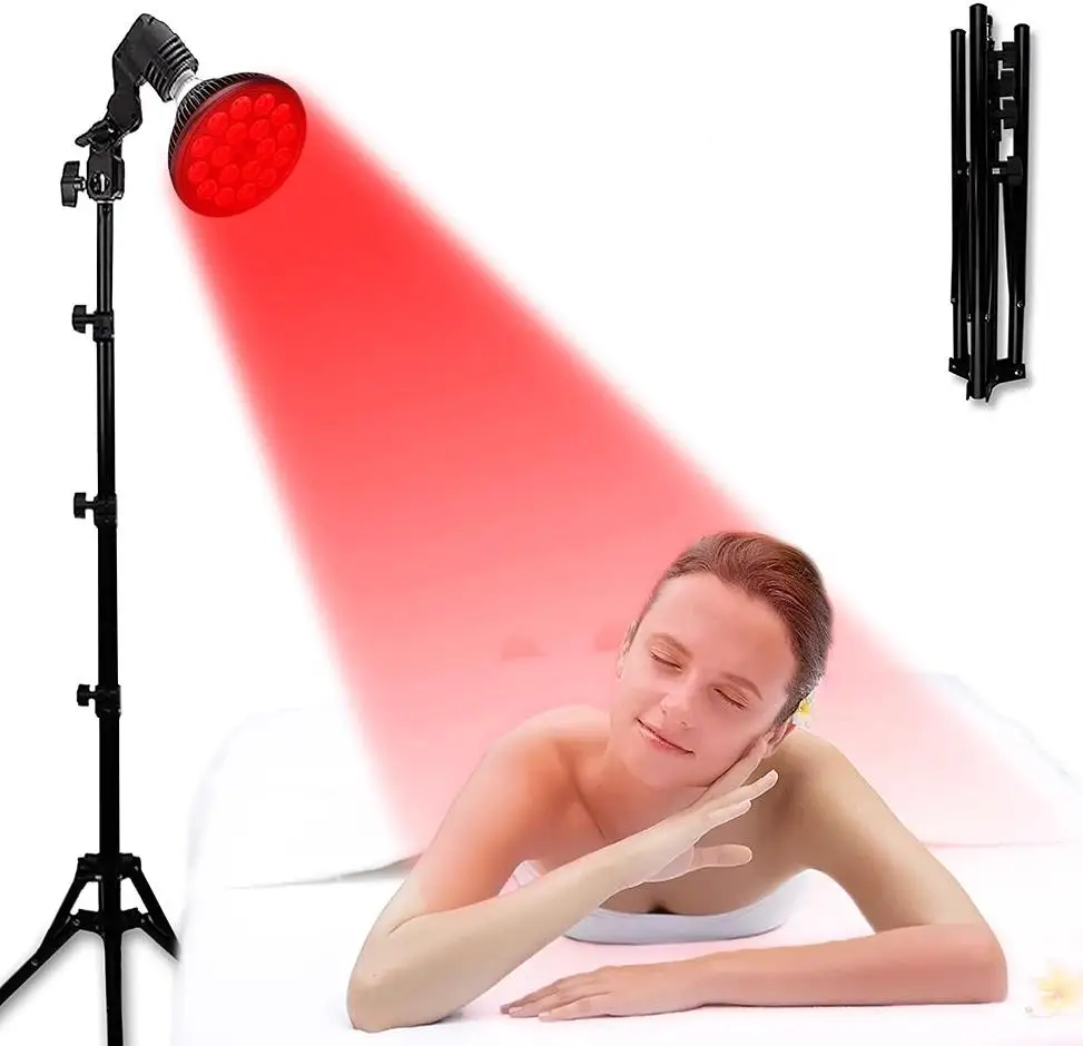 Red 660nm Infrared 850nm LED Physiotherapy Lamp,LED Infrared Light Therapy ,Adjustable Bracket, Light For Skin Care Pain Relief