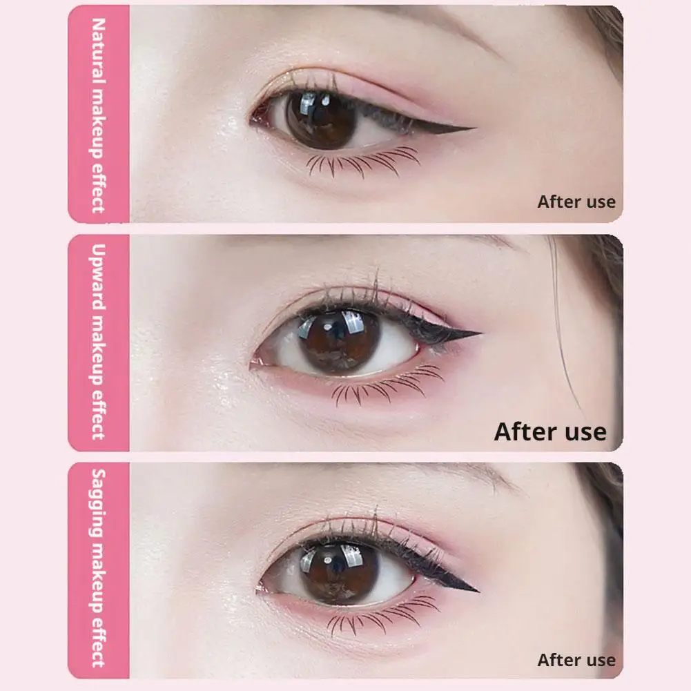 Bâton d'eye-liner liquide rotatif, imperméable, séchage rapide, noir, marron, contour précis, longue durée, queue d'oeil quotidienne