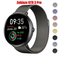 22mm Loop for Zeblaze GTR 3 Pro Strap Magnetic Stainless Steel Metal Wrist Bracelet for Zeblaze GTR 3 Pro Band Accessories