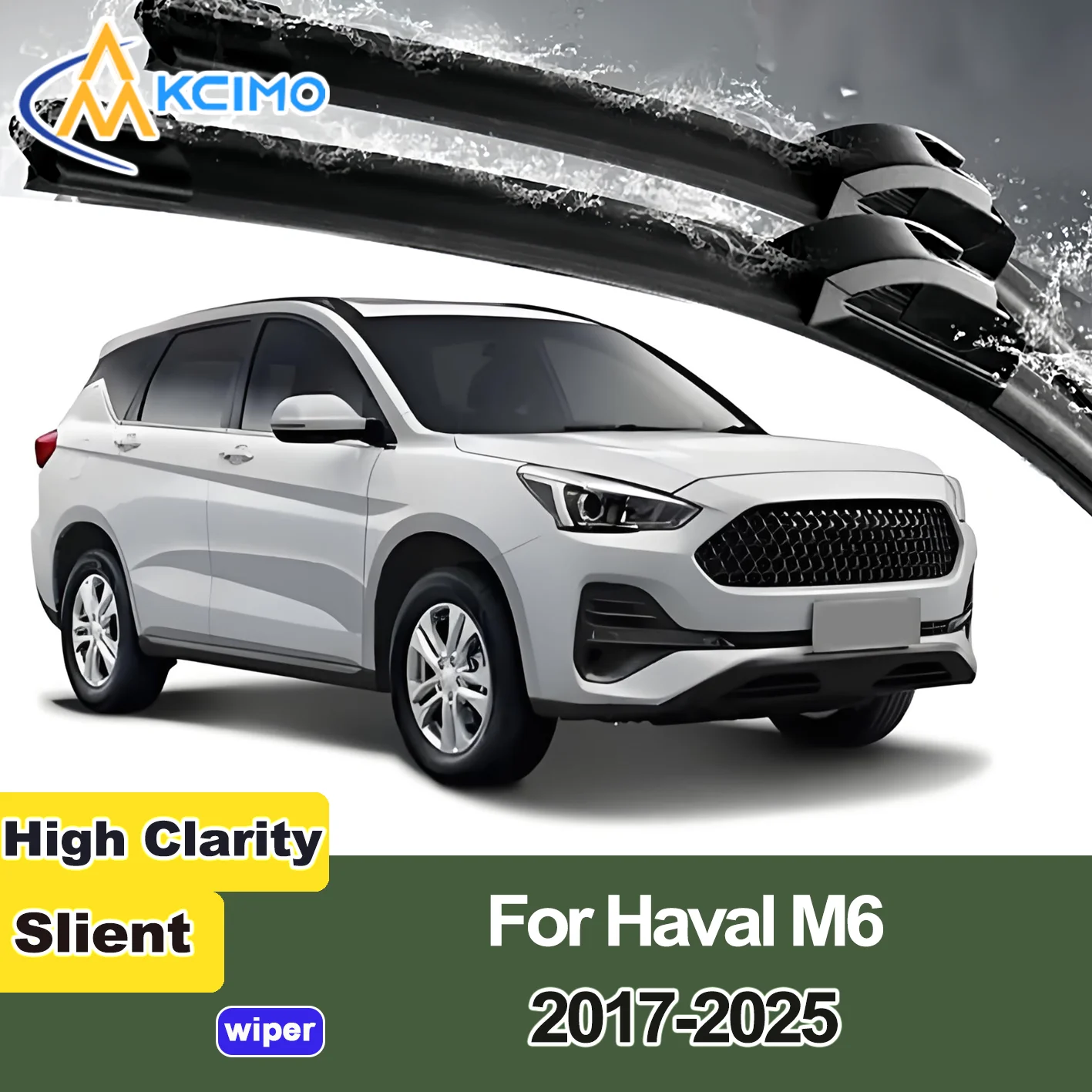 

2PCS New Front Windshield Wiper Blade for Haval M6 2017-2025 Front Windshield Auto Wipers Blade Accessories 2025 2024 2023 2022