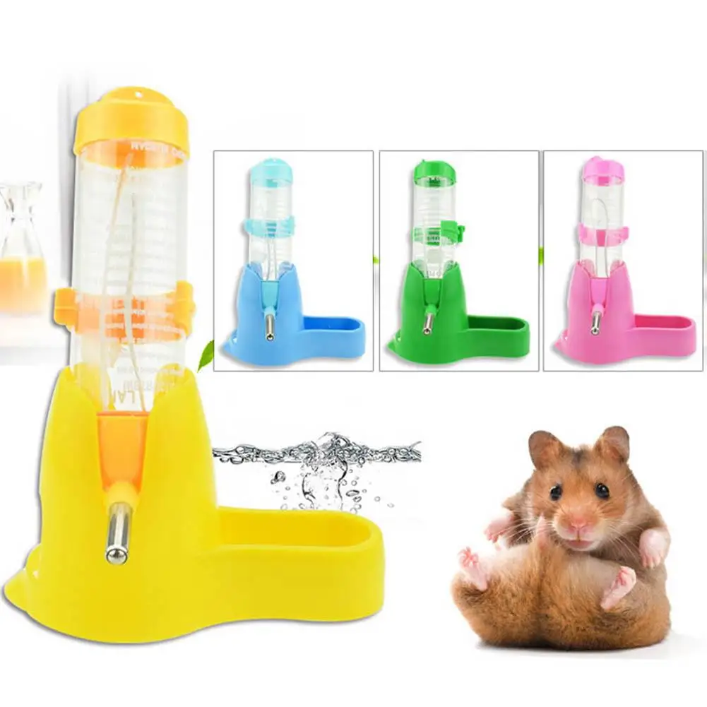 2 in 1 Auto Dispenser Water Feeder Food Container Hamster Squirrel Water Feeder Bottle Food Container Small Pet Water Feeder