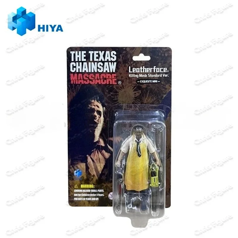 In Stock HIYA 1/18 4 Inch Action Figure Exquisite Mini Series Texas Chainsaw Massacre 1974 LeatherFace - Killer Mask Standard