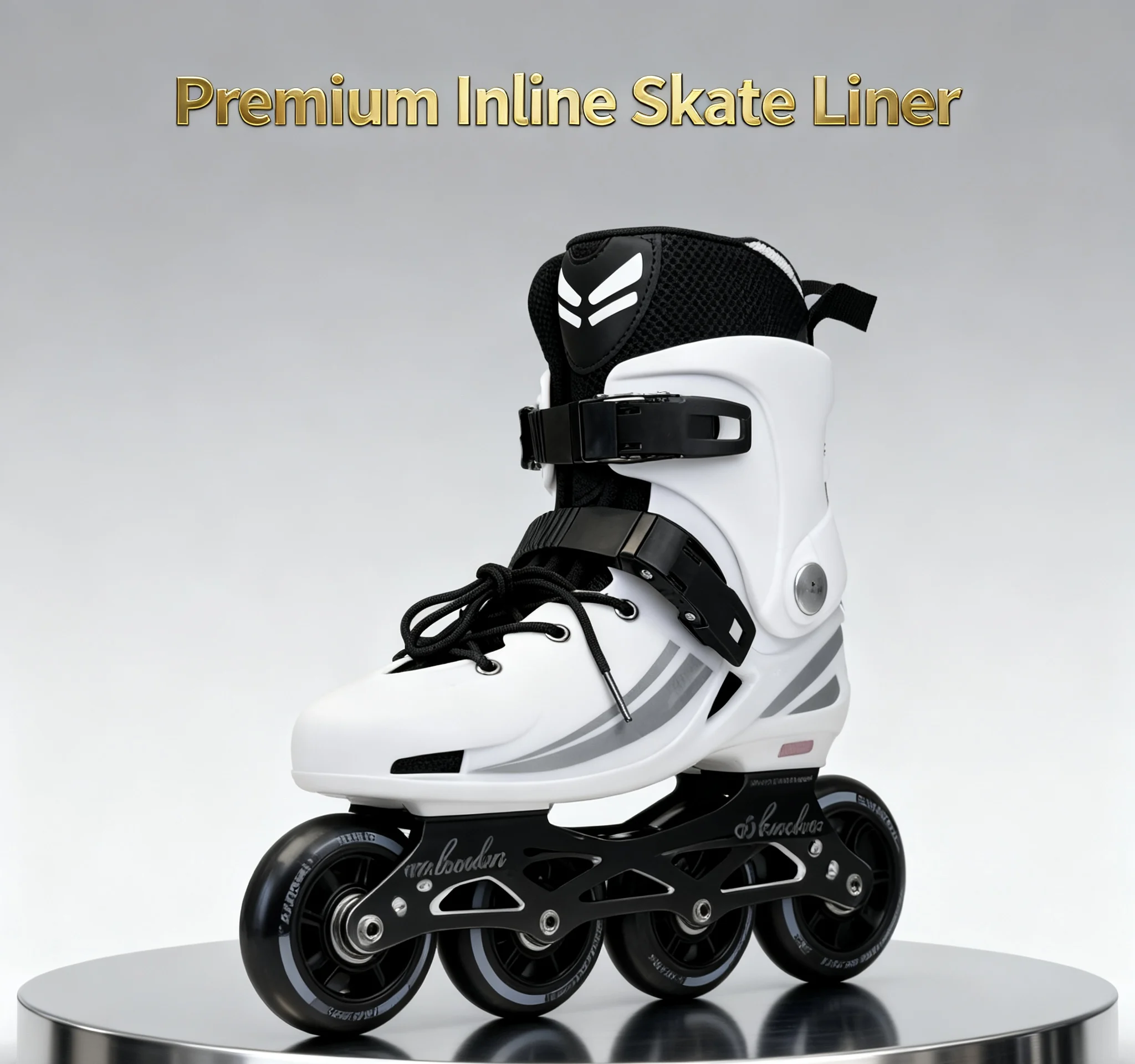 Ein Paar Universal-Rollschuh-Einlagen, abnehmbar, atmungsaktiv, stoßdämpfend, passend für Rollschuhe, Eis und Inline-Skates – Detail 5