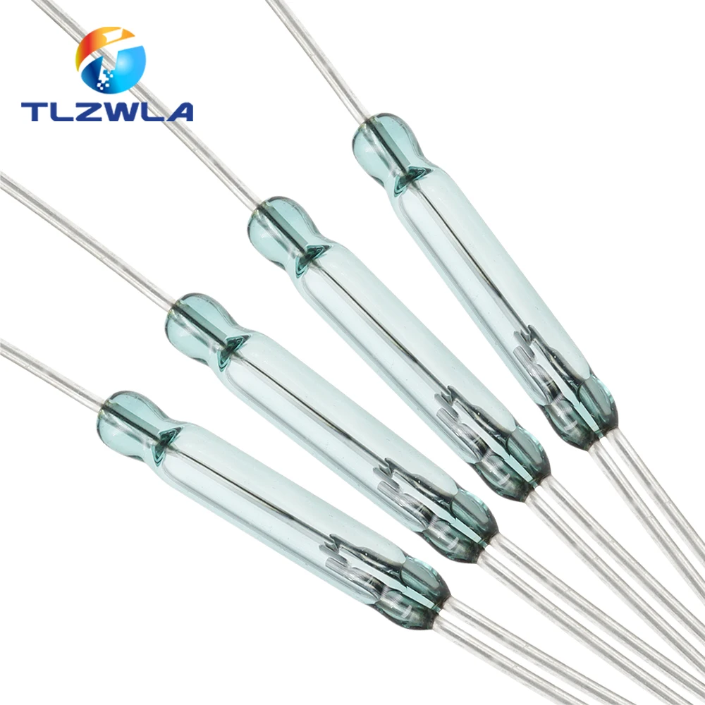 5-10PCS Reed Switch 3Pin Magnetic Switch 2.5*14mm Normally Open Normally Closed Conversion 2.5X14MM NO NC Conversion for Sensors