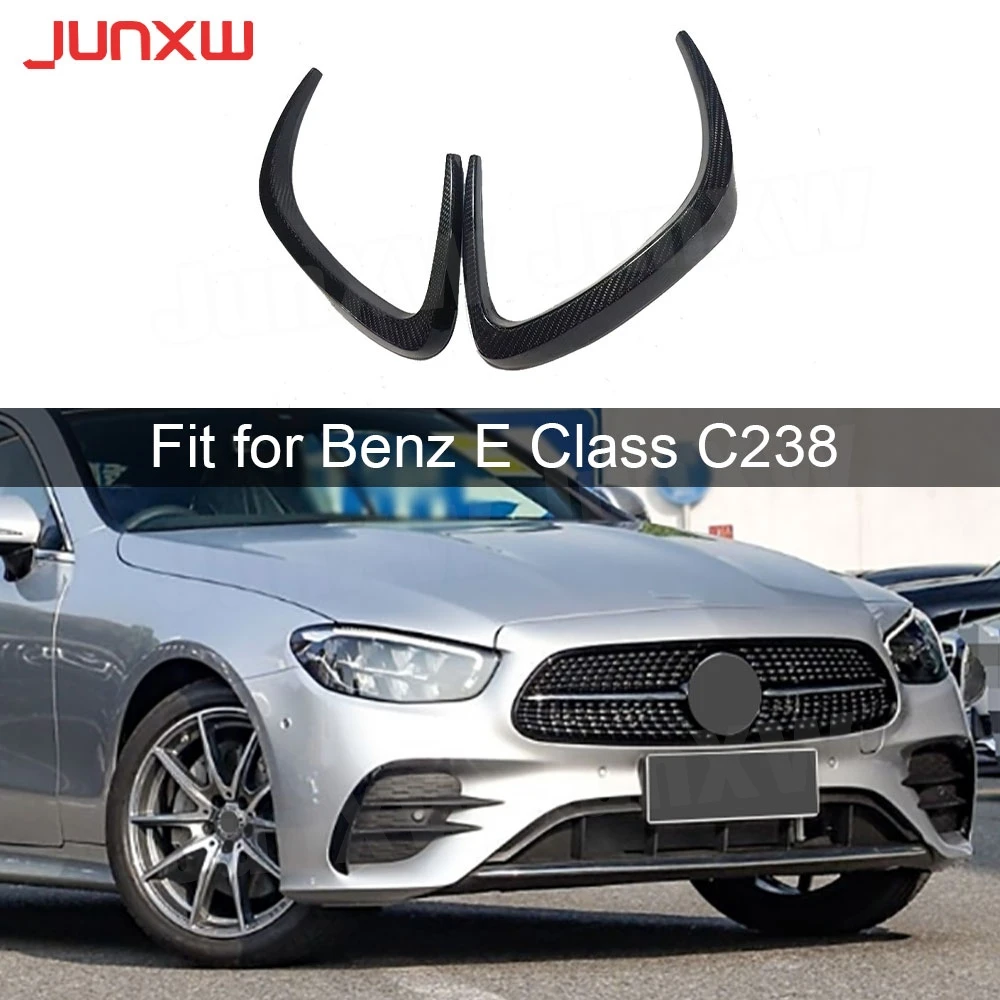 

Carbon Fiber Car Rear Bumper Fender Splitters Trim for Benz E Class C238 Coupe Sport E53 AMG 2021-2023 FRP Air Vent Body Kits