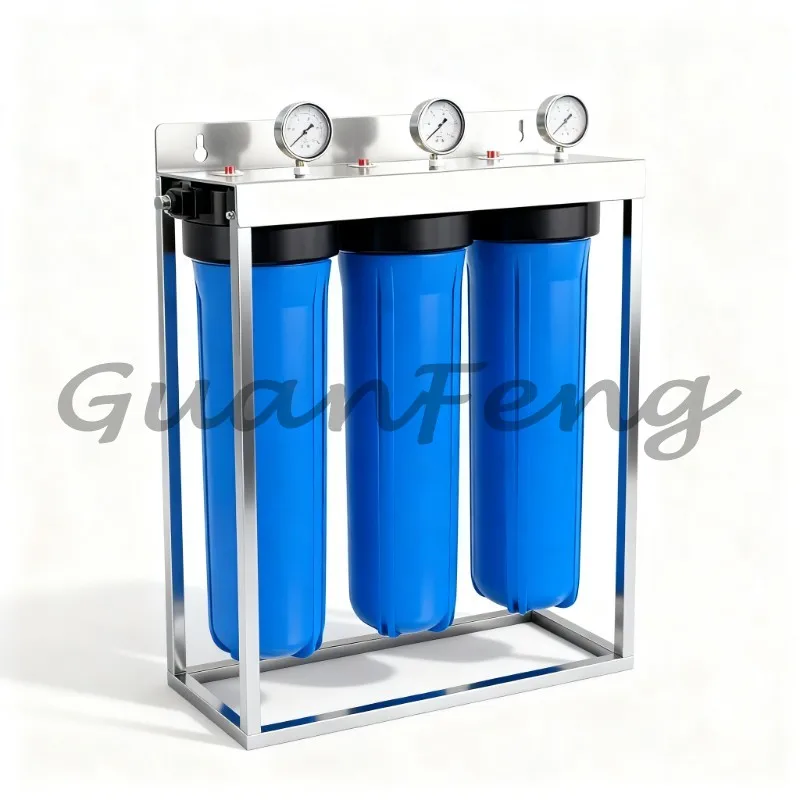 High‑Quality 3‑Stage 20Inch Whole‑House Heavy‑Duty Water Filter Housing Dual‑Purpose