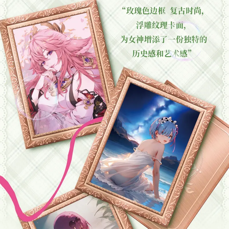 Wholesale 2024 Lastest Leisure Time A6 Goddess Story Collection Metal Card Waifu Booster Box CCG TCG Doujin Toys And Hobby Gift