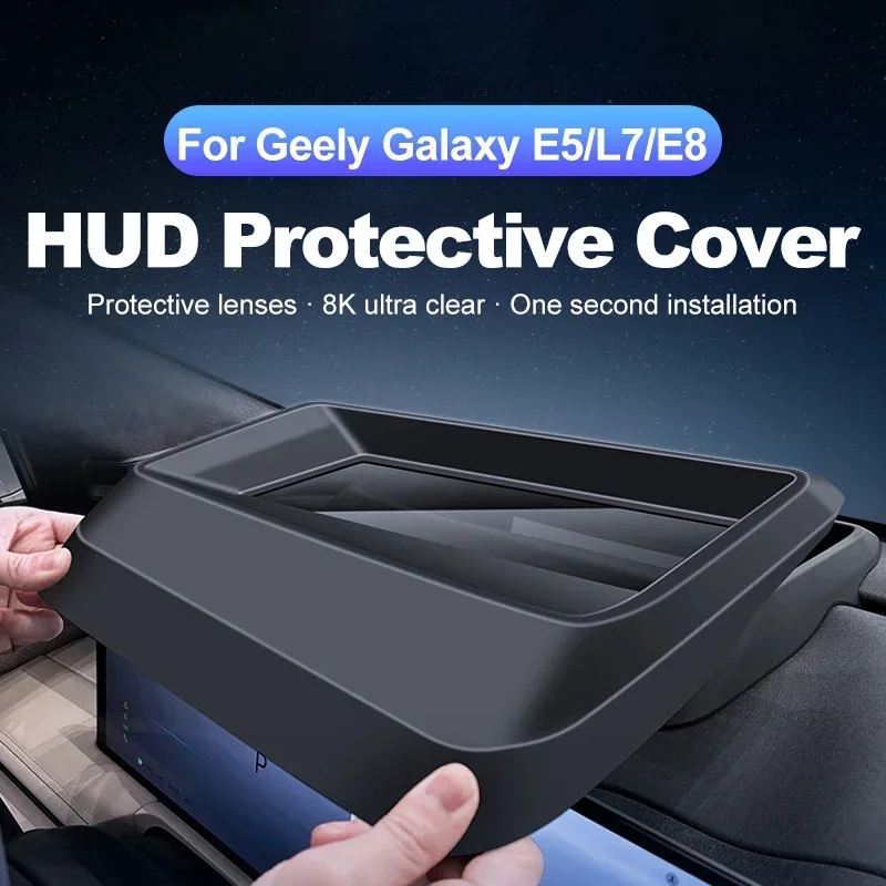 

Для GEELY GALAXY E5 L7 E8 2024, автомобильный HUD, защитный чехол для проекционного дисплея, модификации, аксессуары для украшения интерьера автомобиля