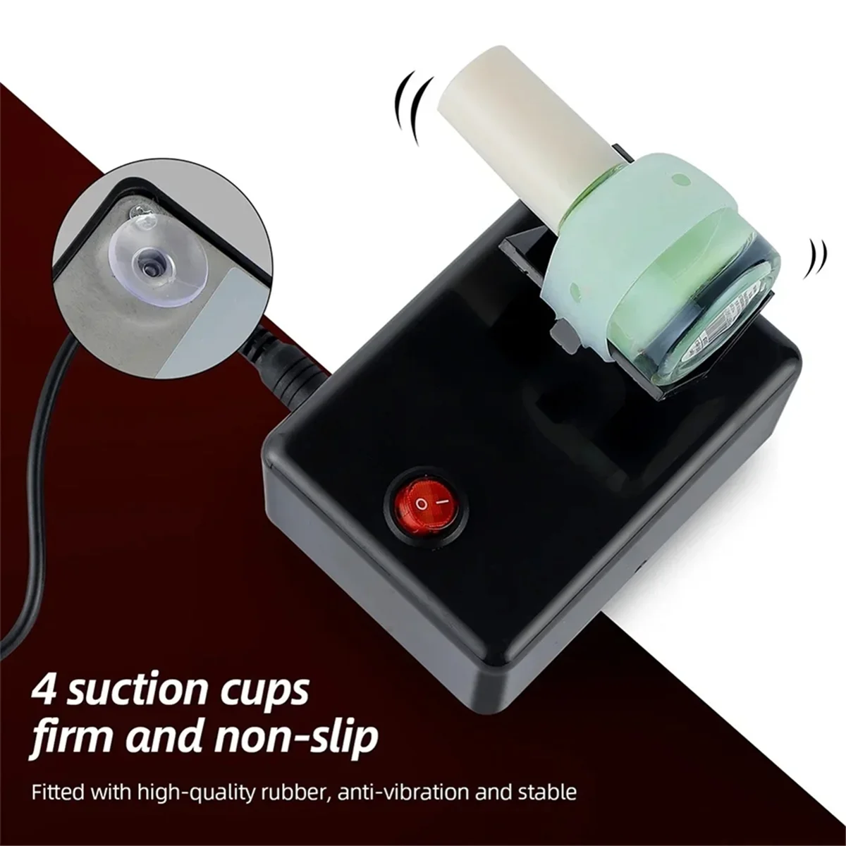 

Supernew Nail Polish Shaker Fast Shaking for All Polish Gel Ink Paint Liquid Shaking Machine US PLUG