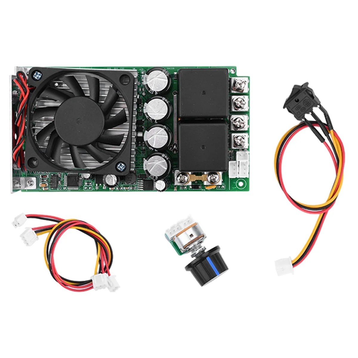 Nuovo regolatore di velocità del motore a spazzole DC DC10-50V 100A 3000W PWM DC programmabile controllato da PLC