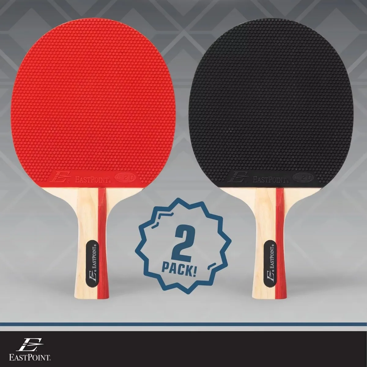 Ensemble de pagaies de ping-pong haut de gamme – Kit de 2 ou 4 joueurs avec balles et étui