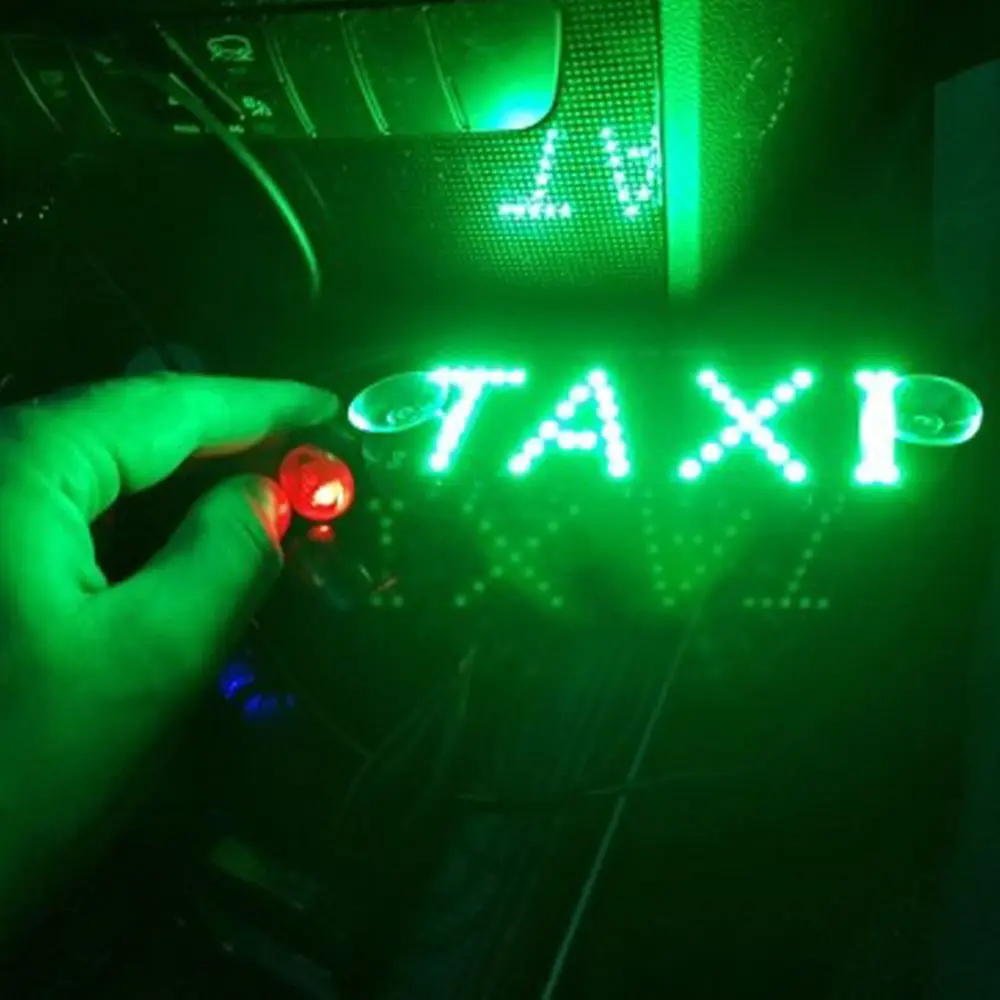 Colorful Taxi Led Convenient  Light Led Sign Bulbs Instrument Lights Windscreen Cab Indicator Automobiles Auto Replacement Parts view 3