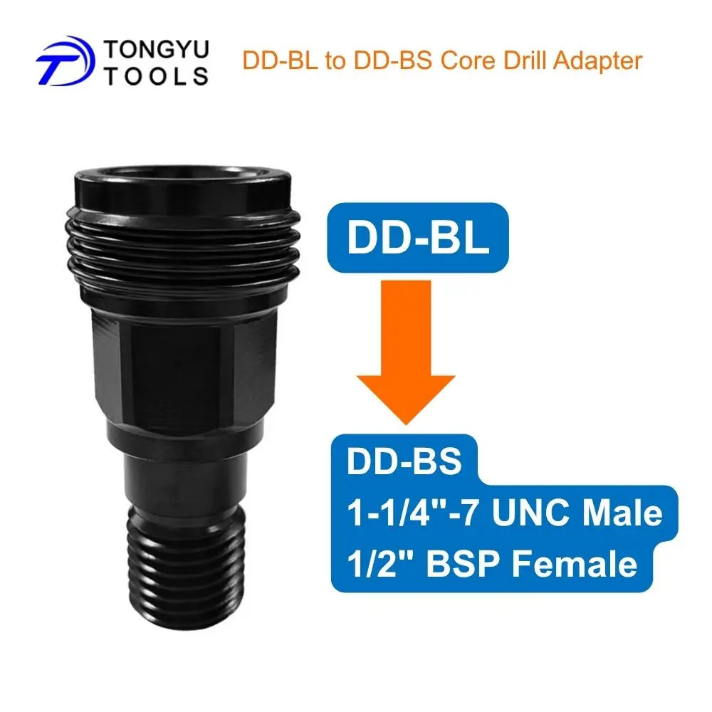 DD-BL to DD-BS Diamond Core Drill Adapter 1-1/4