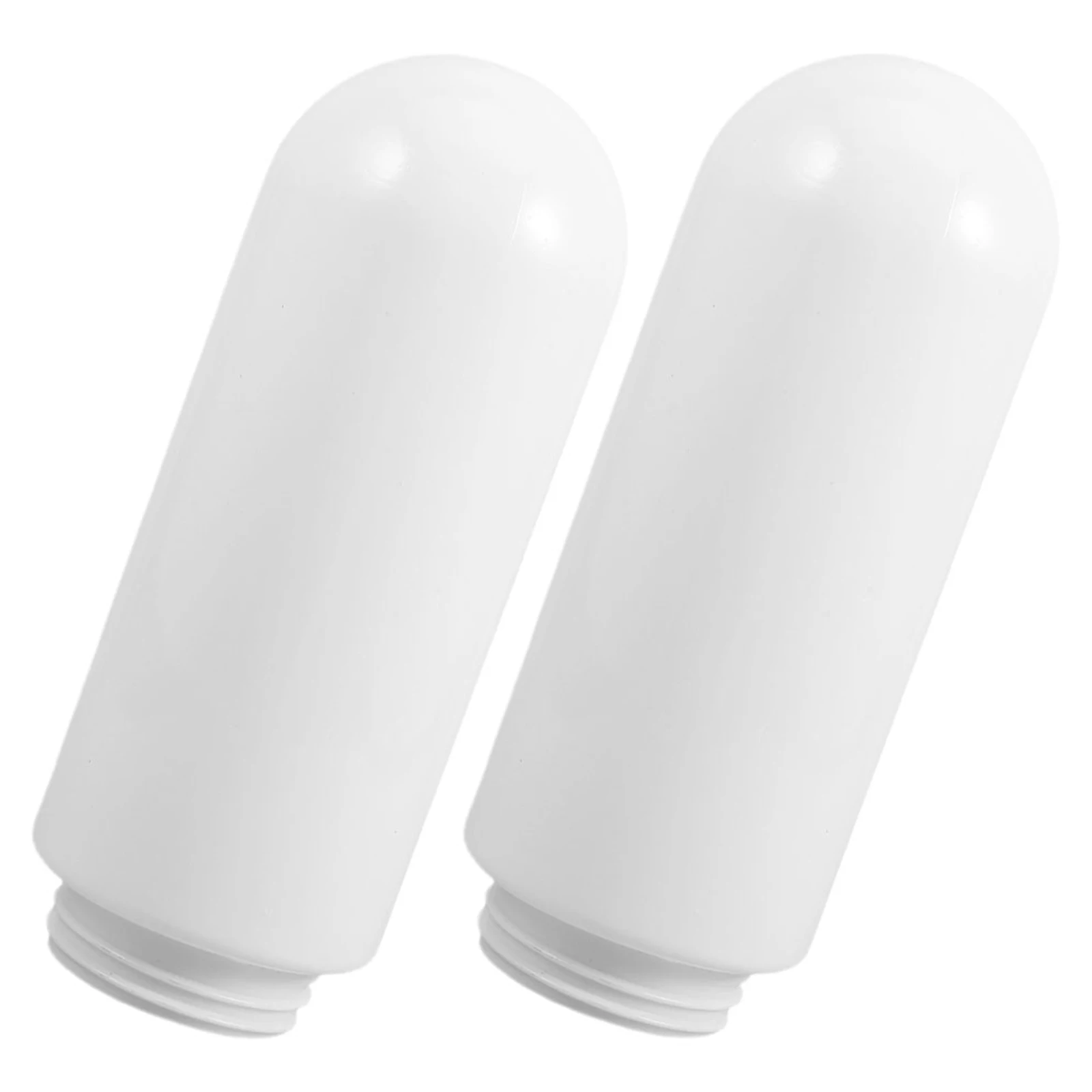 

2Pcs Waterproof Acrylic Spherical Lamp Shades Outdoor Garden Fence Post Decor Easy Screw on Installation Weather