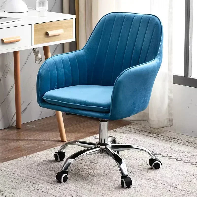 Removable colorful silla de oficina de mujer rosa pink swivel office seating chair