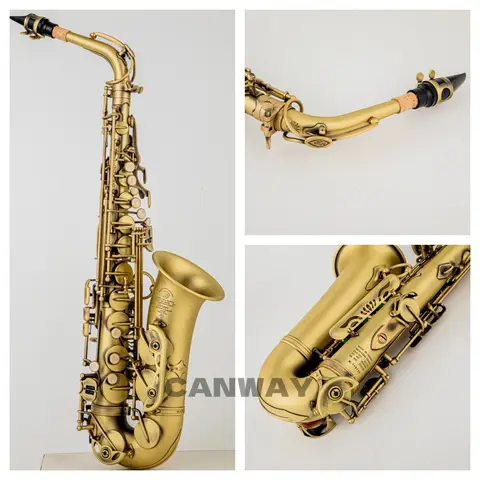 최고 품질 프랑스 브랜드 마크 VI 모델 악기 색소폰 E 플랫 알토 색소폰 마크 VIantique 구리 색소폰 알토 마우스