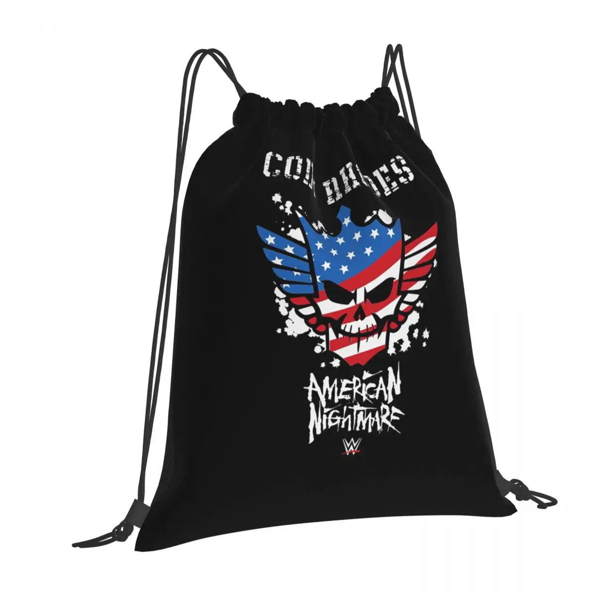 

In The Ring Cody Rhodes American Nightmare Backpacks Casual Drawstring Bags Sports Bag Book Bags for Man Woman Students