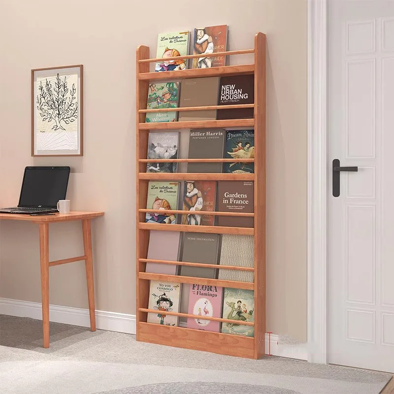 English Interior Bookcases Luxury Aesthetic European Wall Manga Book Shelf Designs Vintage Wooden Estanteria Home Furniture