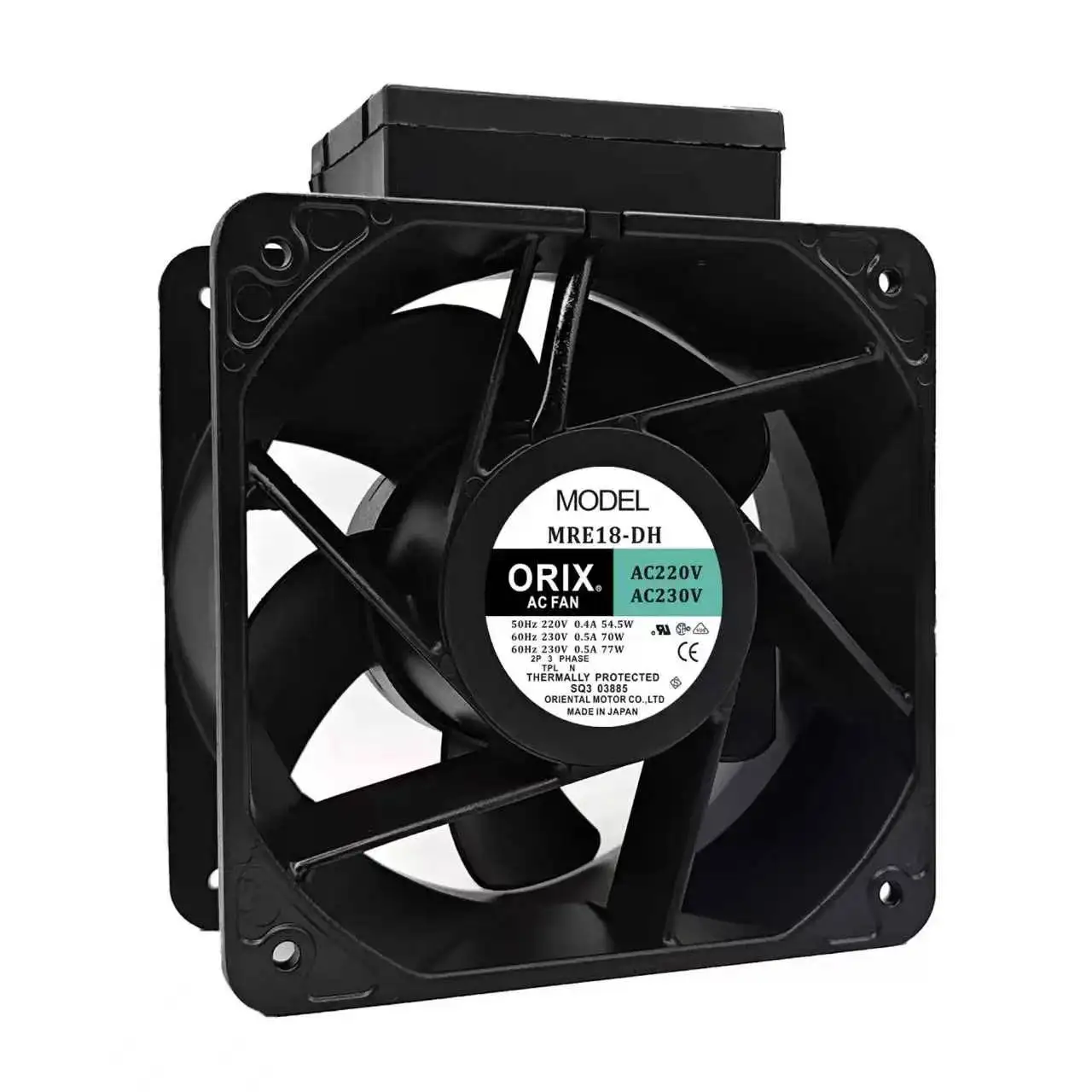 Ventilateur axial AC industriel robuste pour ORIENTAL MOTOR ORIX MRE18-DH AC 220V 230V