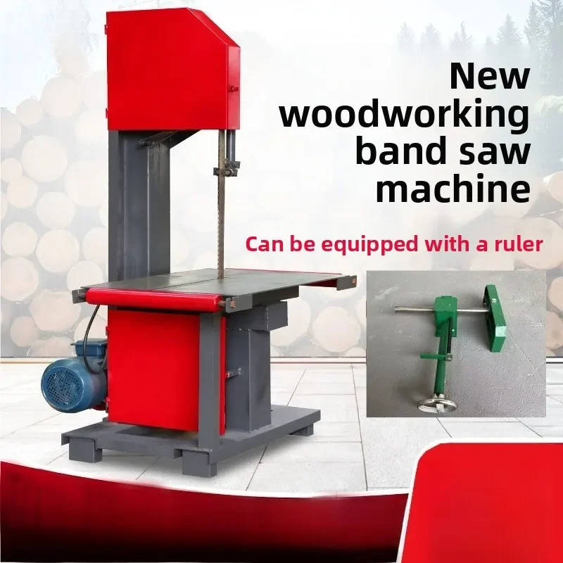 Woodworking band saw, small multi-purpose round wood sawing table saw