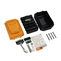 DCB200 Battery Plastic Case PCB Charging Protection Circuit Board Box Shell For Dewalt-18V 20V Lithium Battery Power Tool Parts