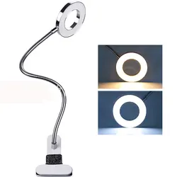 USB LED Tattoo Lamp With Clamp Cold Light Micoblading Supplies Cosmetic Makeup Illuminator Equipment Beauty Salon Tool