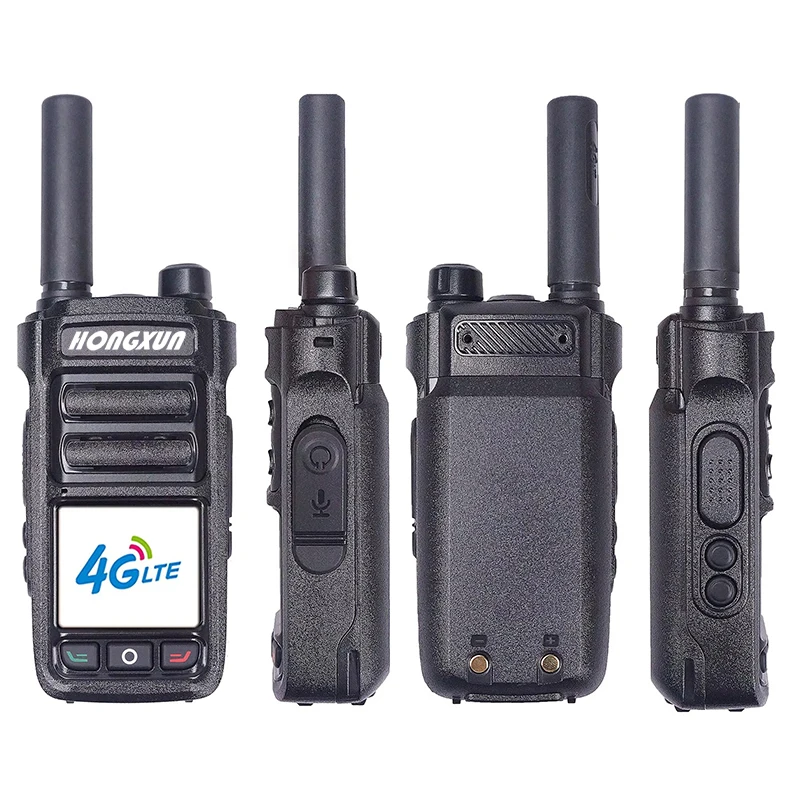 ZELLO Walkie Talkie HX-T72 4G POC 5000KM Bluetooth GPS SOS IPX68 Tela LCD Link sem fio anti-interferência