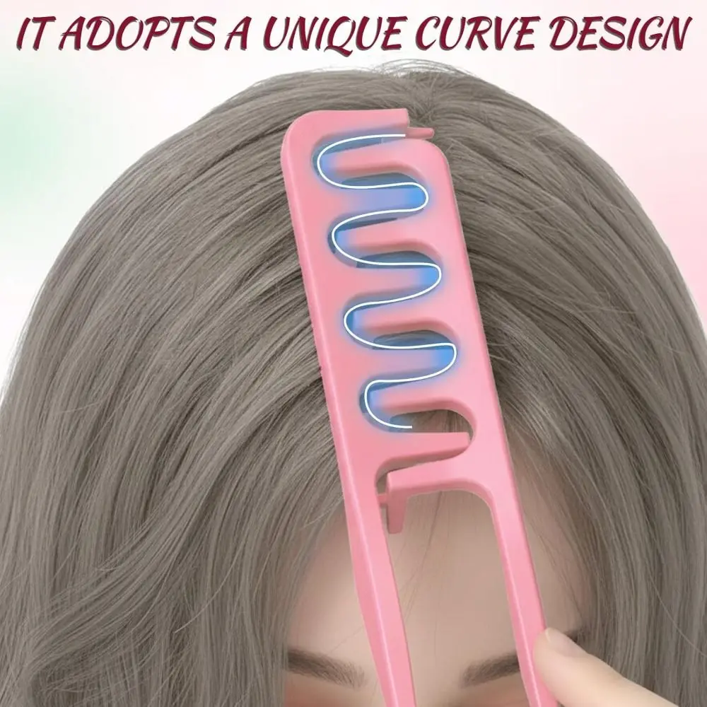 Easy to Clean Hair Styling Fluffy Roots Combs Portable Hair Care Tool Curly Volumizer Hairline Comb Lightweight Hair Combs