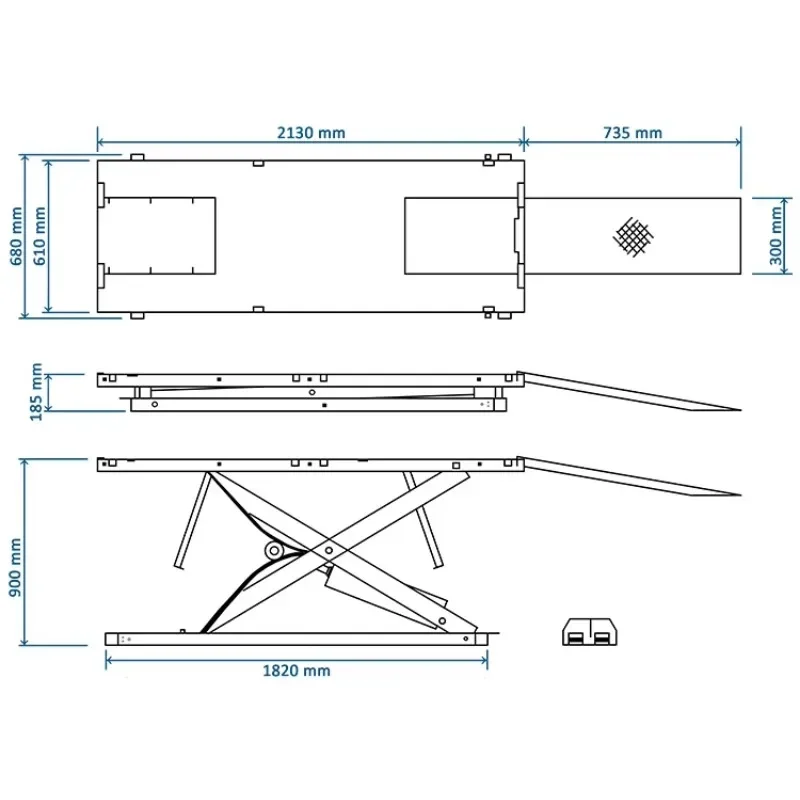 450 kg motorcycle lift hydraulic motorcycle lift