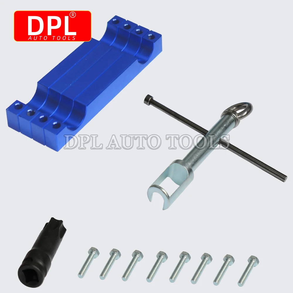 Timing Tool Set Camshaft Timing Alignment Tools For Mercedes Benz M157 M276  M278 with T100 and Injector Removal Puller Tool