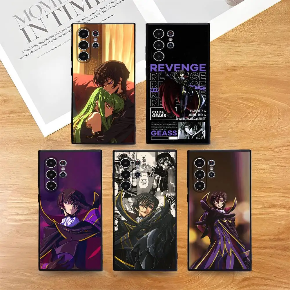 

Code G-Geass Lelouch Lamperouge Phone Case For Phone S Series S21 S22 S23 S24 S25 FE Plus Ultra TPU Soft To Skin-friendly Case
