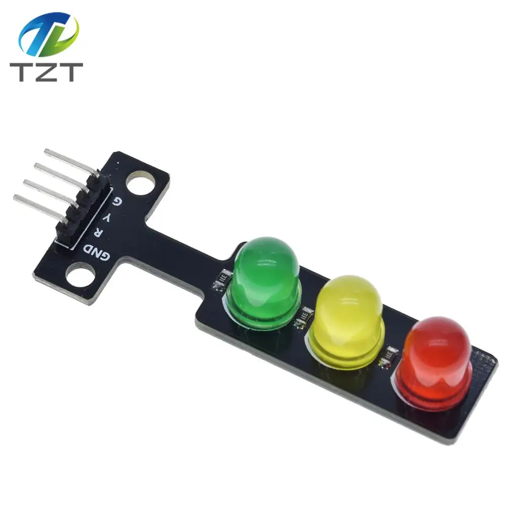 DIYTZT 1/3/5PCS LED traffic lights light-emitting module/digital signal Output Traffic Light Module/Electronic Building Blocks