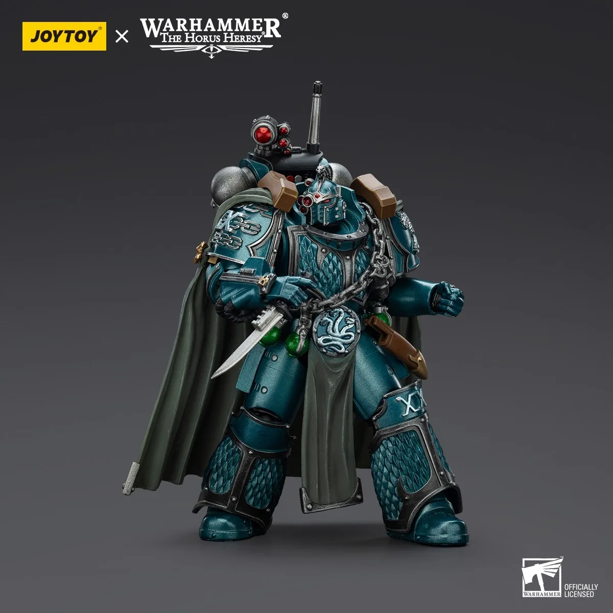 JOYTOY Warhammer 1/18 شخصيات الحركة Alpha Legion Exodus "الواحد الذي هو العديد" مع لعبة مجسمة لبندقية القناص #2