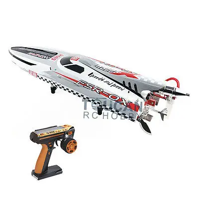 

G30H 30CC Gray Fiber Glass 70KM/H Gasoline Racing Toucan ARTR RC Boat W/ Radio System Model THZH0055-SMT8